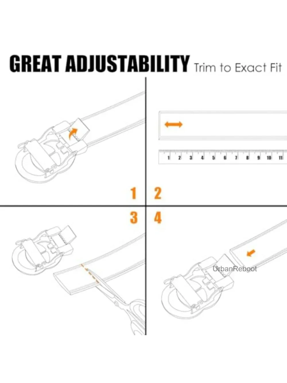 Men's Genuine Leather Belt with Gold Buckle, Adjustable Strap for Business &